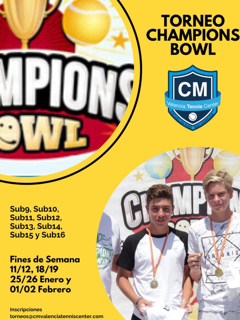 Torneo Champions Bowl CM Valencia Tennis Center