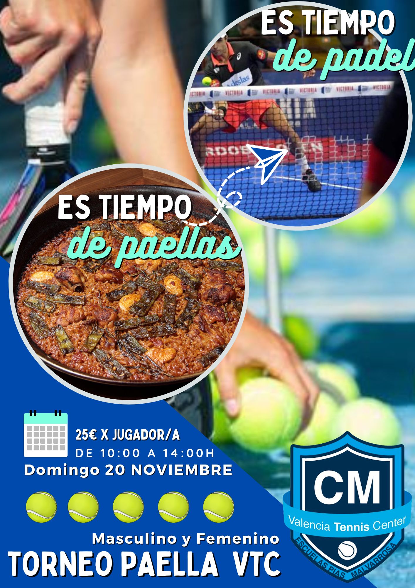 Cartel_Padel_Paella