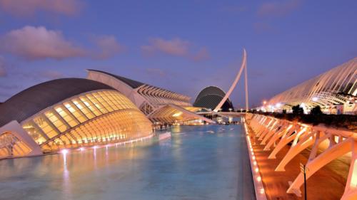 Valencia - Atardecer en la Ciudad de las Artes